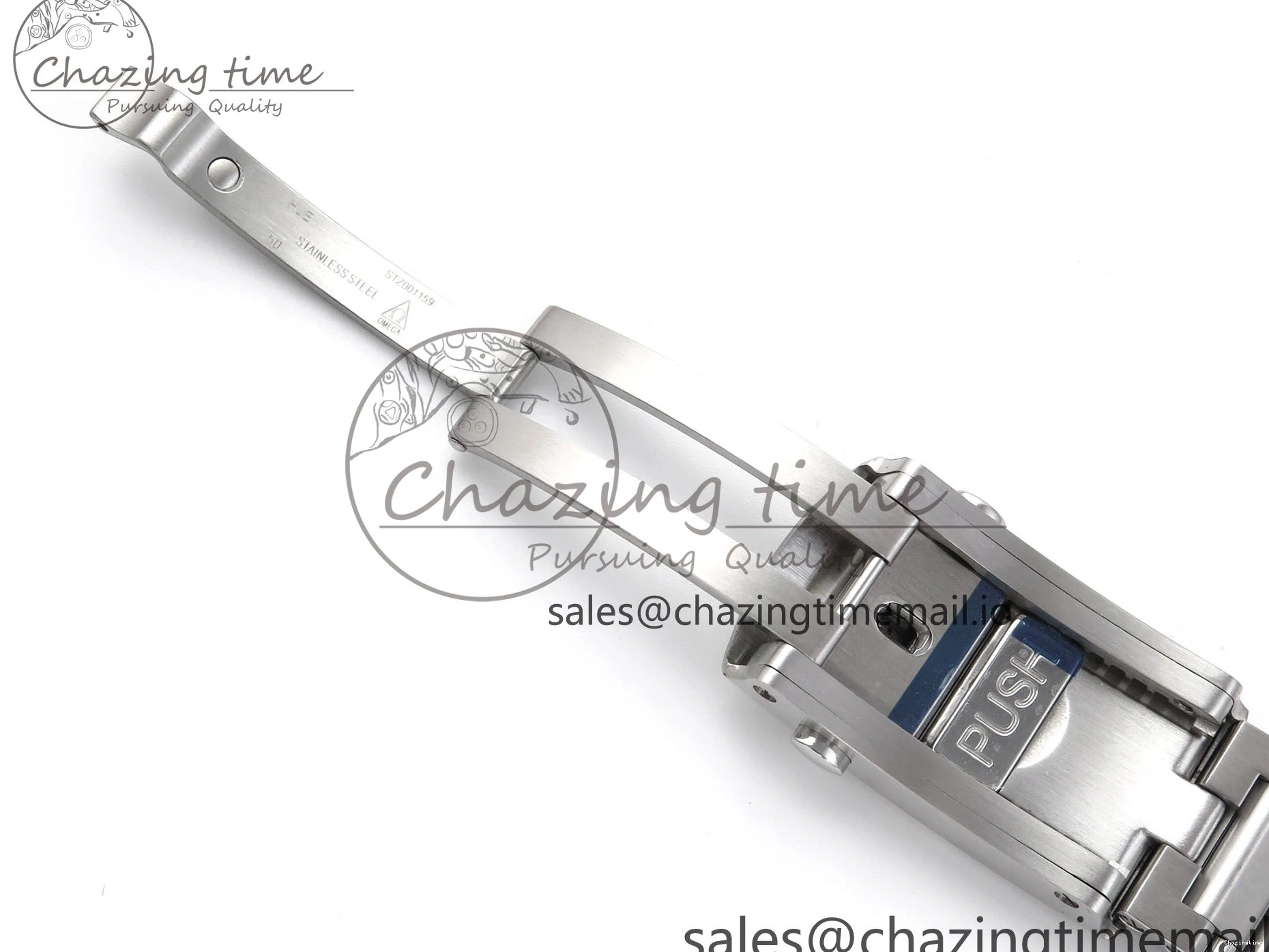 0523 Elegant Seamaster 300 Heritage SS VSF 1:1 Best Edition Blue Dial on SS Bracelet A 7701
